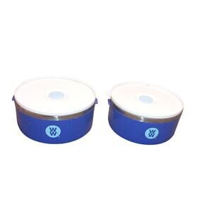 WW Weight Watchers Stackable Lunch Box Food Storage Container Set Bento Style
